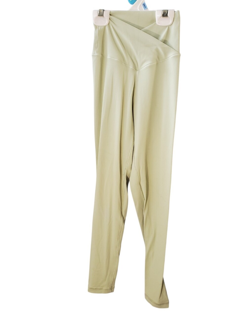 Aerie High-Waist Crisscross Leggings in Sage Green